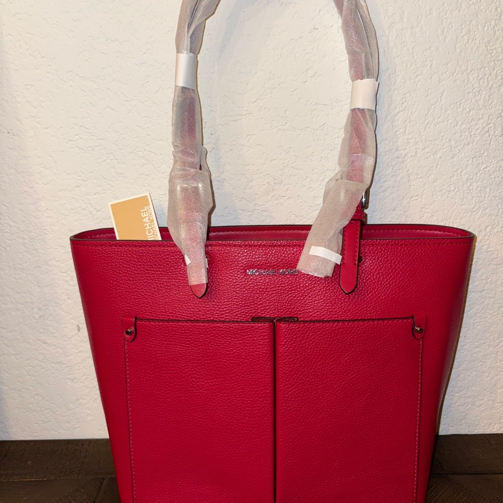 Michael Kors Leather Tote Bag NWT - Picture 2 of 7